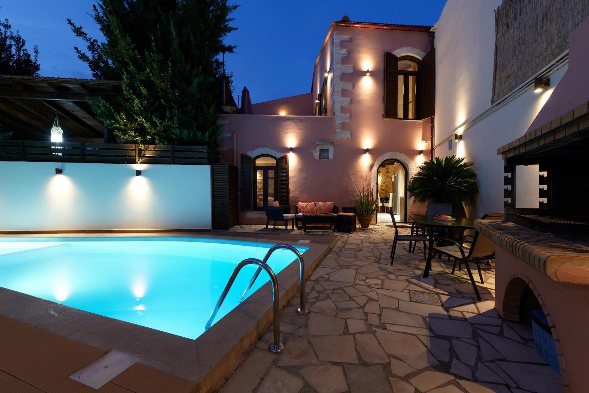 Stone Villa With Swimming Pool-Bbq! Melidhónion Exterior foto