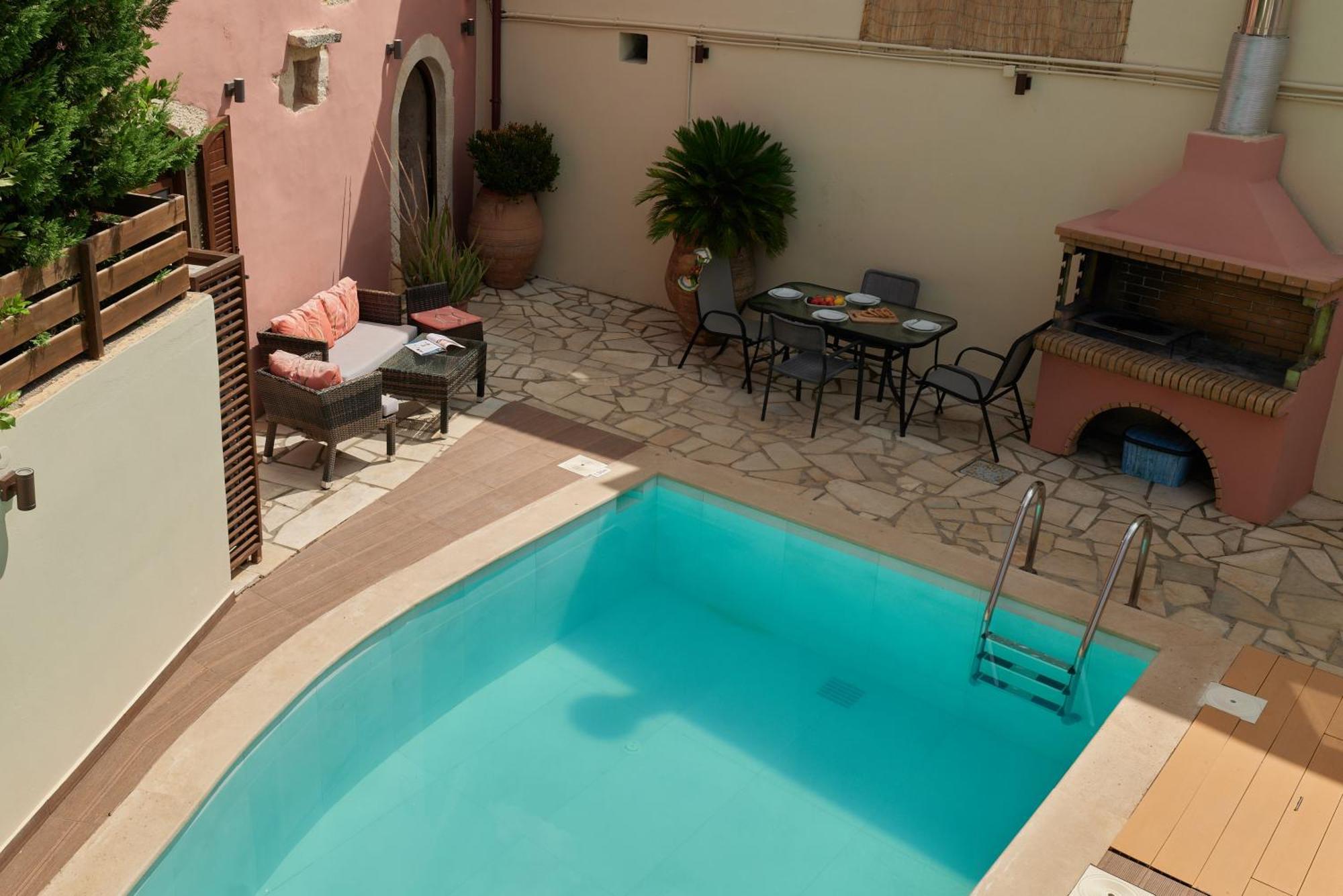 Stone Villa With Swimming Pool-Bbq! Melidhónion Exterior foto